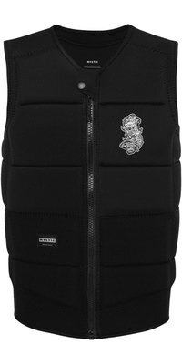 2026 Mystic Männer Poseidon TS Front Zip Wake Impact Vest 35005.250691 - Black