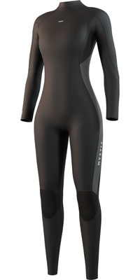 2025 Mystic Frauen Haven 4/3mm Rückenreißverschluss Neoprenanzug 35000.250049 - Black