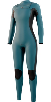 2026 Mystic Frauen Haven 4/3mm Brustreißverschluss Neoprenanzug 35000.250046 - Teal