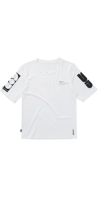 2025 Mystic Womens Sphere Short Sleeve Rash Vest 35001.250201 - White
