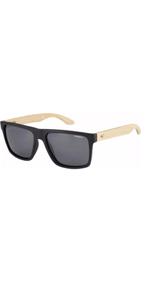 2026 ONeill Sonnenbrille HARWOOD 2.0 ONS-HARWOOD2.0-104P - Schwarz / Bamboo / Smoke Silver Flash