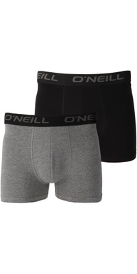 2025 ONeill M&auml;nner Boxershorts Uni 2-Pack 901002 - Antracite / Black