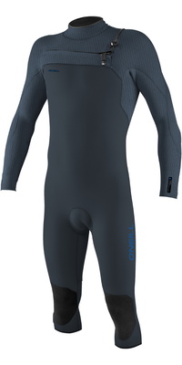 2025 ONeill Männer Hyperfreak 4/3+mm Brustreißverschluss Langärmel Overknee Neoprenanzug 5432 - Dark Orion / Copen Blue