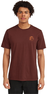 2025 ONeill Männer ORiginals Retro Back Print T-Shirt 2850316 - Hazel Spice