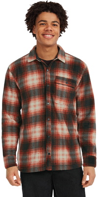 2025 ONeill M&auml;nner ORiginals Superfleece-Shirt 2350137 - Bonfire Check