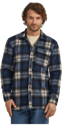2025 ONeill M&auml;nner ORiginals Superfleece-Shirt 2350137 - Mozart Blue Check