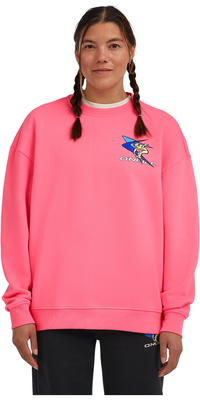 2025 O'Neill Frauen FWC'Play Crew Sweatshirt 1750124 - Skater Pink