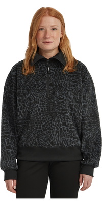 2025 ONeill Womens Must-Have Half Zip Fleece 1350089 - Black Animalica