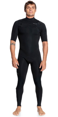 2026 Quiksilver Männer Everyday Sessions 2/2mm Brustreißverschluss Neoprenanzug EQYW303025 - Black