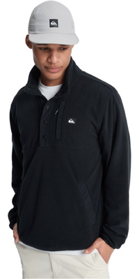 2026 Quiksilver Männer Kein Ziel Halböffnung Fleece EQYPF03072 - Black