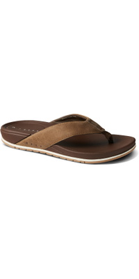 2026 Reef Männer Cushion Bonzer Leather Sandals CJ5506 - Toffee