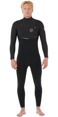 2026 Rip Curl Männer E-Bomb 4/3mm Brustreißverschluss Neoprenanzug 17RMFS - Black