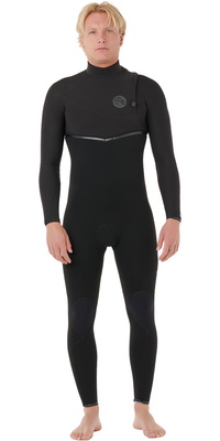 2026 Rip Curl Mens E-Bomb 4/3mm Zip Free Wetsuit 17MMFS - Black
