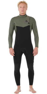 2026 Rip Curl Männer Flashbomb Pro 4/3mm Zip-frei Neoprenanzug 17FMFS - Deep Cactus