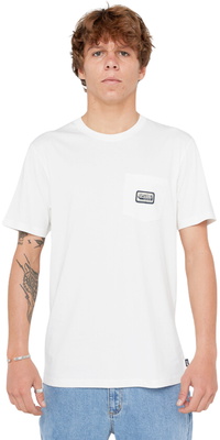 2025 Rip Curl Männer Sportline Badge Tee 0TLMTE - Bone