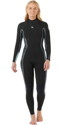 2025 Rip Curl Frauen Dawn Patrol 3/2mm Rückenreißverschluss Neoprenanzug 164WFS - Mint