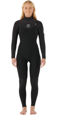 2026 Rip Curl Frauen Flashbomb 5/3mm Brustreißverschluss Neoprenanzug 16HWFS - Black