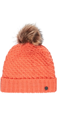 2025 Roxy Frauen Blizzard Beanie ERJHA04415 - Coral Chic