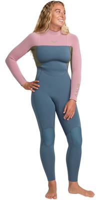 2026 Roxy Frauen Prologue+ 3/2mm Rückenreißverschluss Neoprenanzug 26BW213514 - Ash