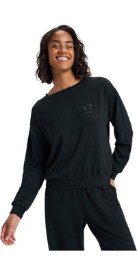 2025 Roxy Frauen Surfing By Moonlight Modal Blend Lounge Top ERJFT05008 - Anthracite
