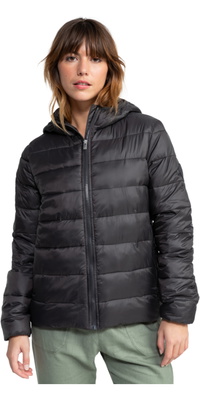 2026 Roxy Frauen Wind Bliss Hooded Lightweight Packable Padded Jacket ERJJK03691 - Phantom