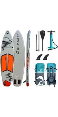 2026  Spinera  Light 112 ISUP-Set Inkl. Aluminium-Paddel, Leash, Pumpe Und Tasche SP-SUP-LI25-112  Grau / Orange
