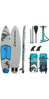 2026 Spinera Light 11FT 8 ISUP Paket Mit Alu-Paddel, Leine, Pumpe Und Tasche SP-SUP-LI25-118 - Grau / Blau