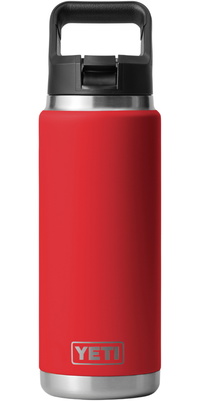2026 YETI Rambler 26 OZ Straw Bottle 70000003438 - Rescue Red