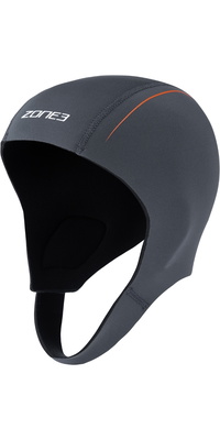 2026 ZONE3 Active -Flex-Schwimmkappe NA25UAFSC104 - Grey / Orange
