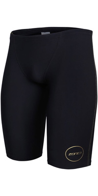 2026 ZONE3 Männer Fina Approved Performance Jammer Shorts SW18MFJX101 - Black / Gold