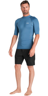 2026 C-Skins M&auml;nner Nuwave UV Basics Kurzarm-Lycra-Weste C-NLYSSMC - Steel Blue