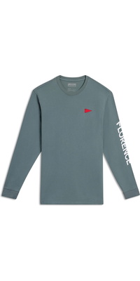 2026 Florence Marine X Männer Burgee Langarm-T-Shirt FMTS00125 - Sea Blue