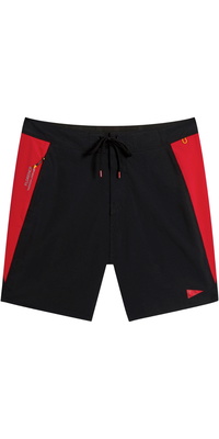 2026 Florence Marine X Männer Cordura Airtex Boardshort FMBS00058 - Black Racing Red