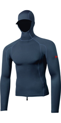 2026 Florence Marine X Männer Langarm-Lycra-Weste Mit Kapuze FMSS00030 - Dark Navy