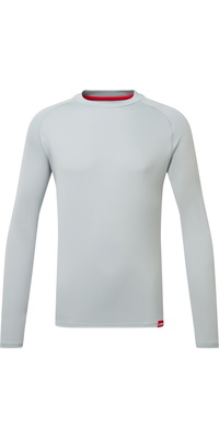 2026 Gill Junior UV Tec Long Sleeve Tee UV011J - Medium Grey
