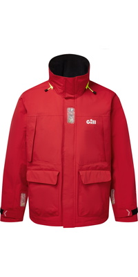 2026 Gill Männer OS3 Coastal Cruising Jacket OS34J - Red