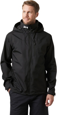 2026 Helly Hansen Männer Crew Segeljacke Mit Kapuze 2.0 34443 - Black