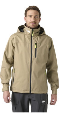 2026 Helly Hansen Männer Crew Segeljacke Mit Kapuze 2.0 34443 - Pebble