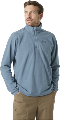2026 Helly Hansen Mens Daybreaker 1/2 Zip Fleece 50844 - Washed Navy