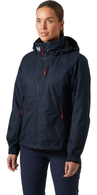 2026 Helly Hansen Frauen Crew Hooded Felljacke 34527 - Navy
