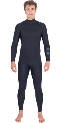 2026 Hurley M&auml;nner Air 3/2mm Brustrei&szlig;verschluss Neoprenanzug MFS0013312 - Black