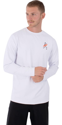 2026 Hurley Männer Reguläre Flamengue-Langarm-Lycra-Weste MLEU00006 - White