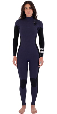 2026 Hurley Frauen Plus 3/2mm Brustreißverschluss Neoprenanzug WFS0012302 - Vintage Iris