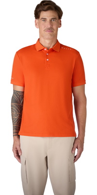 2026 Musto Mens Evo Crew Pro Lite Polo 84220 - Pumpkin Orange