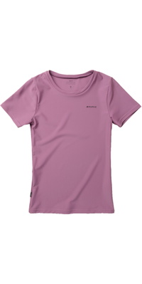 2026 Mystic Womens Star Short Sleeve Rashvest 35001.250211 - Rosewood