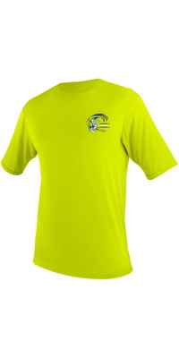 2026 ONeill Kleinkind Basic Skins Kurzarm-Sonnenschutzhemd 5710B - Lime