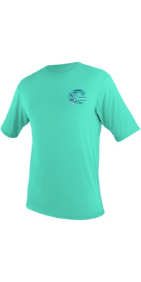 2026 ONeill Kleinkind Basic Skins Kurzarm-Sonnenhemd 5710G - Light Aqua