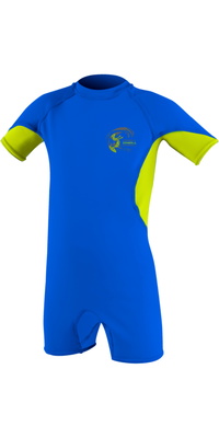 2026 ONeill Junior Basic Skins UV-Anzug 5712B  Pacific / Lime / White