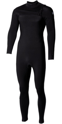 2026 ONeill Junior Epic 3/2mm Brustreißverschluss Neoprenanzug 5654 - Black / Black / Black
