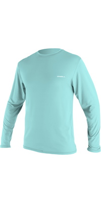 2026 ONeill Mens Basic Skins Long Sleeve Sun Shirt 5719 - Canal Blue
